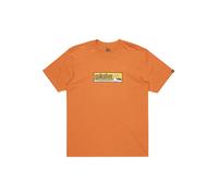 QUIKSILVER T-Shirt 'Evo Endless' jaune / orange / noir / blanc, Taille XS