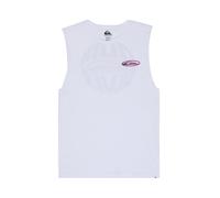 QUIKSILVER T-Shirt fonctionnel 'EV Quikglobe Muscle' bleu clair / rose clair / blanc naturel, Taille M