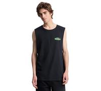 QUIKSILVER T-Shirt fonctionnel 'EV Quikglobe Muscle' jaune / vert / noir, Taille L