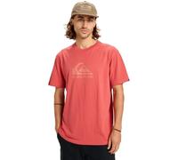T-shirt Quiksilver Ev Comp Logo manches courtes rouge corail - L