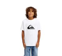Quiksilver T-Shirt Manche Courtes EV COMP Logo SS Kids Garçon 8-16 Ans Blanc 16