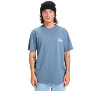 Quiksilver T-shirt EV Mini Logo Manches courtes Bleu fumé / Blanc Homme Taille S