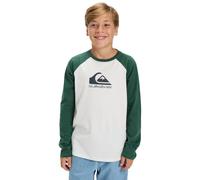 Quiksilver T-Shirt Manche Courtes EV Omni Logo Raglan LS YTH Garçon 8-16 Ans Blanc 12