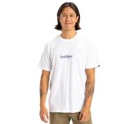 Quiksilver T-Shirt Manche Courtes Fineline SS Homme Blanc XL