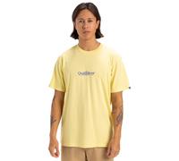 Quiksilver T-Shirt Manche Courtes Fineline SS Homme Jaune S