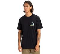 Quiksilver T-Shirt Manche Courtes Palm Lines SS Homme Noir L