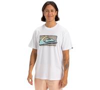 Quiksilver T-Shirt Manche Courtes Retro Fade SS Homme Blanc XL