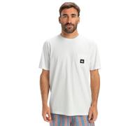 Quiksilver T-Shirt Manche Courtes Salt Water Pocket SS Tee Homme Blanc L