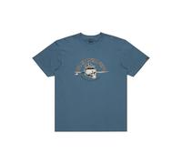Quiksilver T-Shirt Manche Courtes Skull Lines SS Homme Bleu XXL