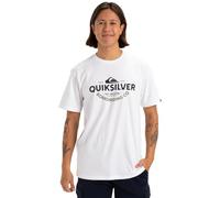 Quiksilver T-Shirt Manche Courtes TYPED Out SS Homme Blanc M
