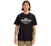 Quiksilver T-Shirt Manche Courtes TYPED Out SS Homme Noir S