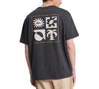 Quiksilver T-shirt Evo Blossom Of Peace manches courtes gris/blanc XL
