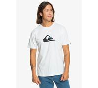 Quiksilver T-shirt SS en coton pour hommes ~ Comp logo blanc