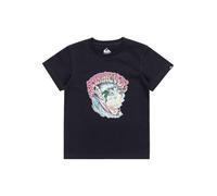 QUIKSILVER T-Shirt 'Times Up' bleu clair / jaune / rose / noir, Taille 92