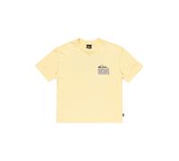 QUIKSILVER T-Shirt 'World Force' gentiane / jaune clair / noir, Taille 176-182