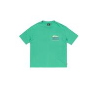 QUIKSILVER T-Shirt 'World Force' jaune / vert gazon / bleu violet, Taille 169-174