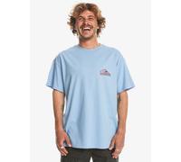 Quiksilver Take Us Back Logo Short Sleeve T-shirt Bleu M Homme