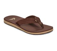 Tongs Quiksilver CARVER SUEDE 26 pour Homme 41 Marron
