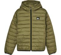 Quiksilver - Veste chaude et réversible - Scaly Reversible Youth Insulator Jacket Grape Leaf en Nylon - Taille Enfant 12 ans - Kaki Kaki 12 ans