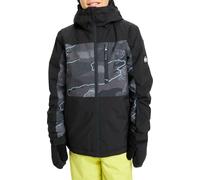 Quiksilver - Veste de ski/snowboard - Side Hit Printed Youth Jacket Camostrokes True Black - Taille Enfant 8 ans - Noir Noir 8 ans