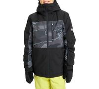 Quiksilver - Veste de ski/snowboard - Side Hit Printed Youth Jacket Camostrokes True Black - Taille Enfant 10 ans - Noir Noir 10 ans