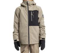 Quiksilver - Veste de ski/snowboard - Side Hit Solid Youth Jacket Fallen Rock - Taille Enfant 14 ans - Beige Beige 14 ans