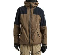 Quiksilver - Veste de ski/snowboard stretch en GORE-TEX - Forever Stretch Gore-Tex Jacket Canteen pour Homme - Taille XL - Marron Marron XL