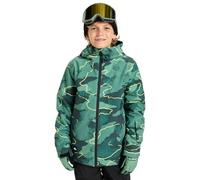 Quiksilver - Veste de ski/snowboard - Mission Printed Youth Jacket Camostrokes Trekking Green - Taille Enfant 8 ans - Vert Vert 8 ans