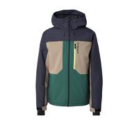 QUIKSILVER Veste de sport 'DAWSON' beige / marine / vert foncé, Taille S