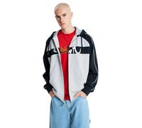 QUIKSILVER Veste de survêtement 'YG Operator' gris / noir / blanc, Taille S