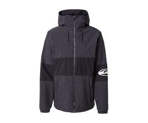QUIKSILVER Veste fonctionnelle 'HIGH IN TH HOOD' gris / noir, Taille M