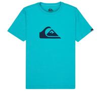 T-shirt Quiksilver Ev Comp Logo manches courtes bleu noir garçon - 12