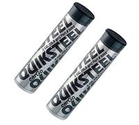 QuikSteel Pâte époxy renforcée d'acier pour métal Weld Mastic de réparation (Lot de 2)