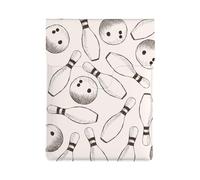 Quilles et Boules de Bowling,Housse en Cuir synthétique pour Ordinateur Portable, Sacoche pour Ordinateur Portable, Sacoche pour Tablette