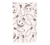 Quilles et Boules de Bowling,Jeté de canapé, Couverture Chaude en Peluche pour la literie et Les Voyages, 76 x 127 cm