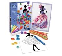 Quilling art - Robes de rêve - SENTOSPHERE - Kit ouvrage couture - Bleu
