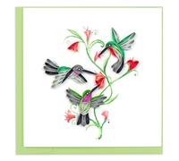 Quilling Carte de vœux Motif colibri