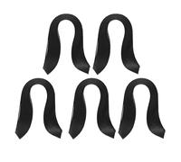 Quilling Paper Strips DIY Origami Paper 3mm Width 600 Strips Pure Color Hand Craft Decoration for Kids Adults Art Projects (Noire)