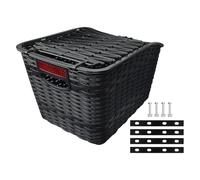 QUILSTM Accessoires de rangement pour vélo, pour transporter des objets divers, faire les courses et voyager à vélo. Panier arrière en polypropylène (PP) pour le transport