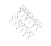 QUILSTM Bretelles de salopette réglables avec boucle métallique et clips fiables pour des réparations et améliorations rapides des vêtements. Boutons de