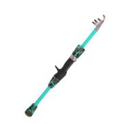 QUILSTM Canne à pêche Portable et légère, Mini-télescopique, idéale pour la | pêche en bateau à . Permet de se rendre sur ses lieux de préférés et de pêcher où et quand on le souhaite.