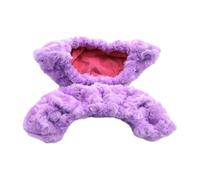 QUILSTM Couvre-Patins en Peluche Douce protégeant Les Lames,Violet,L | dommages lorsqu'elles ne sont pas sur la glace. Patins de hockey et patins artistiques anti-crevaison.