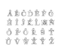 QUILSTM Ensemble unique de 26 breloques | lettre Z, pour des créations de bijoux originales et amusantes. Faciles à intégrer à Pour tous vos modèles. Collier,