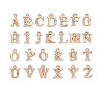 QUILSTM Ensemble unique de 26 breloques | lettre Z, pour des créations de bijoux originales et amusantes. Faciles à intégrer à Pour tous vos modèles. Collier,