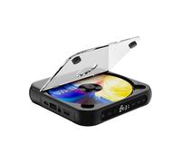 QUILSTM Lecteur CD Compact Rechargeable avec écran LCD, idéal pour Les activités de Plein air et l'écoute à Domicile. Ce Lecteur CD est doté d'une Batterie intégrée Haute, Noir, 135 x 135 x 25 mm