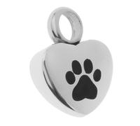 QUILSTM Pendentif souvenir en forme de cœur pour cercueil - Bijou | pour se souvenir de ses animaux de compagnie bien-aimés et conserver leurs cendres des lettres - Porte-cendres commémoratif