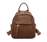 QUILSTM Petit sac à pour femme, indispensable, élégant, mini sac à, petit pour femme, mini sacs pour sacs, Brun café, 20 * 14 * 25
