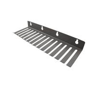 QUILSTM Solution de Gestion des câbles Murale Durable pour assurant Une Installation Facile et Une capacité maximale pour Tous Les câbles électriques, Noir, 14 Dents