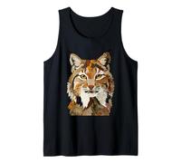Quilt Graphique en Patchwork d'animaux Bobcat Boho Débardeur