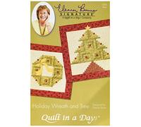 Quilt In A Day Couette en Une journée Eb-1293 Eleanor Burns Motif Couronne de Noël, Couette et Arbre